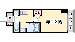 グランカリテ神戸ＷＥＳＴの物件間取画像